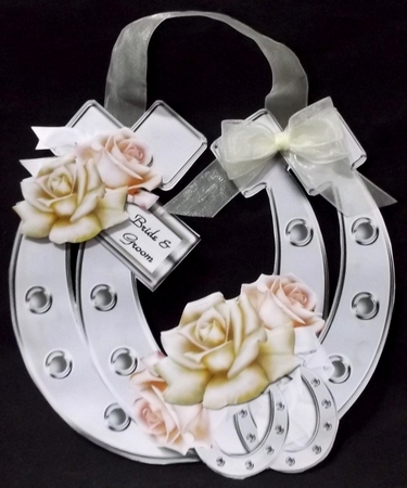 The Wedding Keepsake - Horseshoes - Silver Celebration by Suzi Cooper