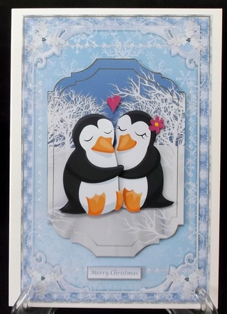 Together at Christmas Decoupage Topper by Suzi Cooper