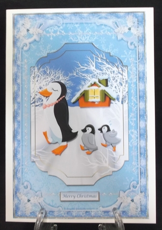 Wait for me Mum Christmas Decoupage Topper by Suzi Cooper