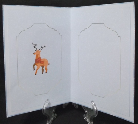 Christmas Rudolf Blank Insert by Suzi Cooper