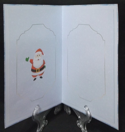 Christmas Santa Blank Insert by Suzi Cooper