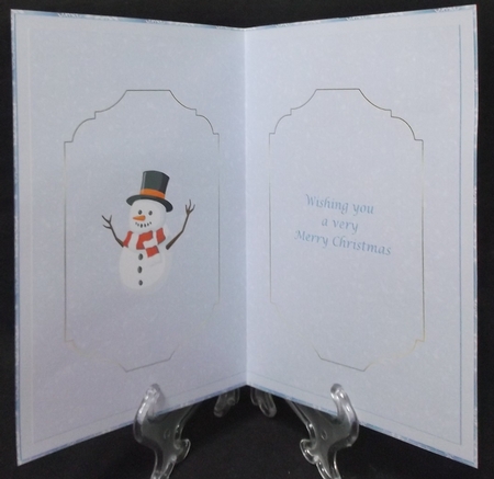 Christmas Snowman Insert by Suzi Cooper
