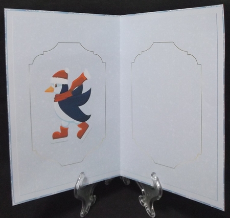 Skating of for Christmas Blank Insert by Suzi Cooper