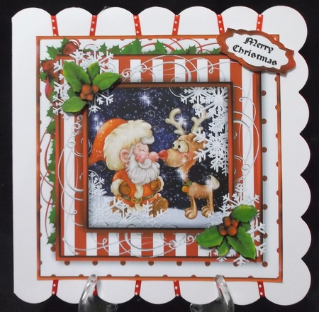 Cute Christmas Toppers 1 - Christmas Kisses by Suzi Cooper