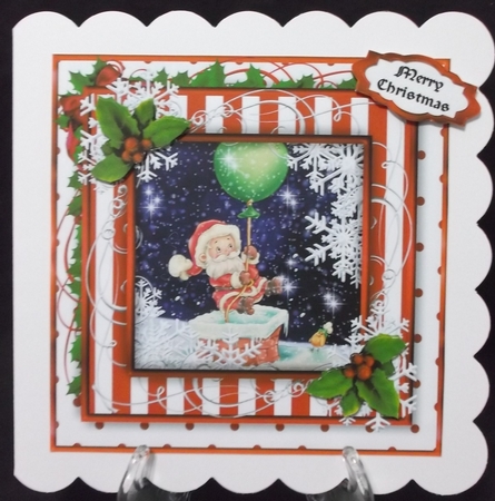 Cute Christmas Toppers 1 - Im Going In by Suzi Cooper