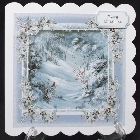 Sunbeams On The Snow 8x8 by Suzi Cooper