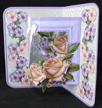 Pop-out Frame Cards - ENCHANTED ROSE by Suzi Cooper