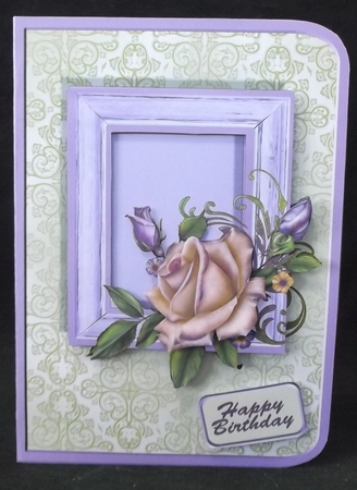 Pop-out Frame Cards - ENCHANTED ROSE by Suzi Cooper