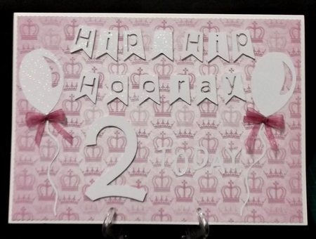Baby birthday cut file for the age 1 till 9 by Suzi Cooper