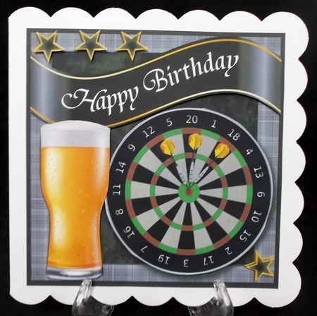 BEER & DARTS BIRTHDAY MINI KIT by Suzi Cooper