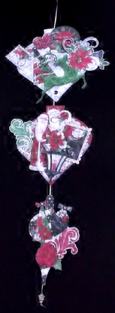 Wonderful Christmas Time Hanging Bauble Trio by Suzi Cooper