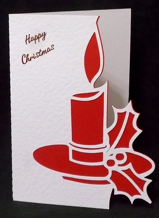 OVER THE EDGE CHRISTMAS CANDLE 4 by Suzi Cooper