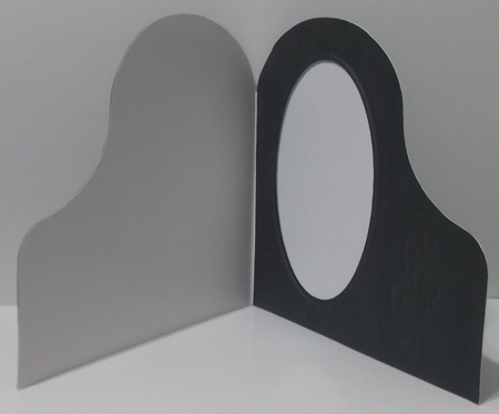 Baby Grand Piano - Black Insert by Suzi Cooper
