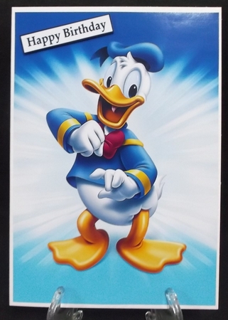 Donald Duck A5 Quick Card by Suzi Cooper