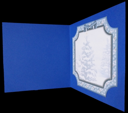 JJ BLUE CHRISTMAS 2 8X8 INSERT BLANK by Suzi Cooper