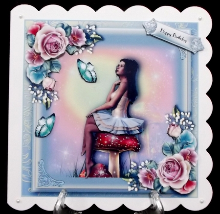 The Shroom Fairy Card Front Kit by Suzi Cooper