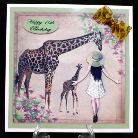 Giraffe birthday by Suzi Cooper