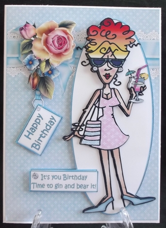 Rita time to gin and bear it mini kit by Suzi Cooper