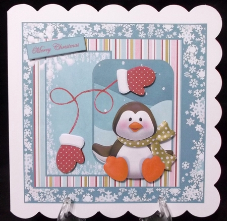 Snow flake penguin by Suzi Cooper
