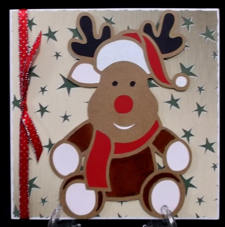 CHRISTMAS REINDEER MAT by Suzi Cooper