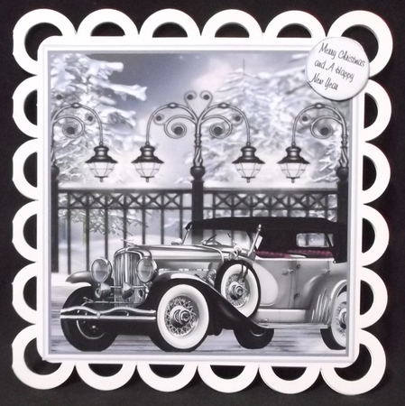 Christmas car by Suzi Cooper