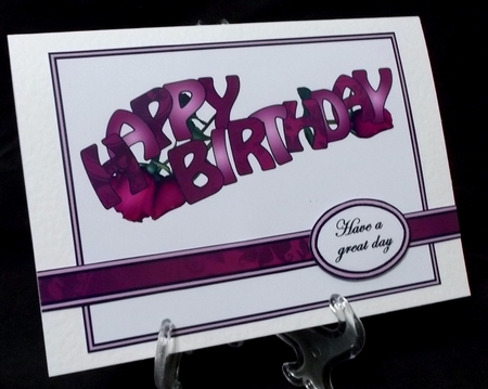 Pop & Twist card Red Roses (birthday) by Suzi Cooper