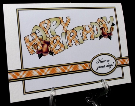 Pop & Twist card Yellow Roses (birthday) by Suzi Cooper