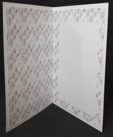 Happy Christmas and stars background red and white by Suzi Cooper