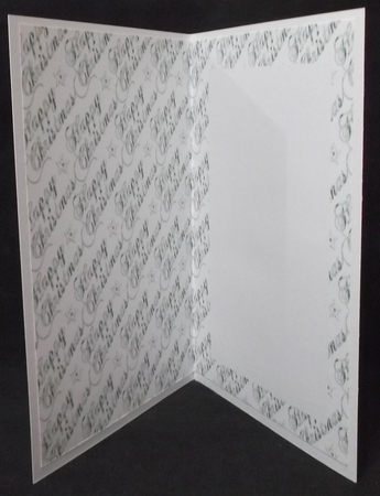 Happy Christmas and stars background green and white by Suzi Cooper