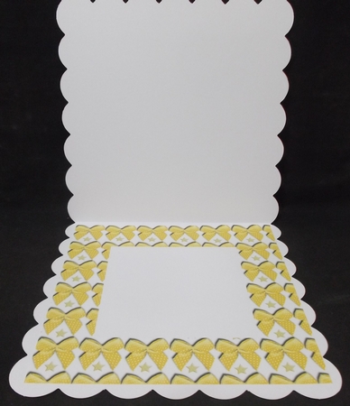 Gold bows and stars background sheet by Suzi Cooper