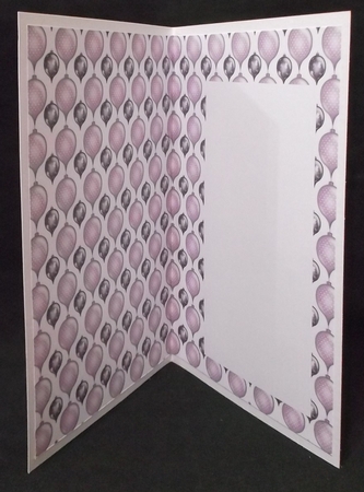 Purple Baubles background sheet by Suzi Cooper