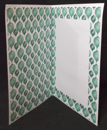 Green Baubles background sheet by Suzi Cooper