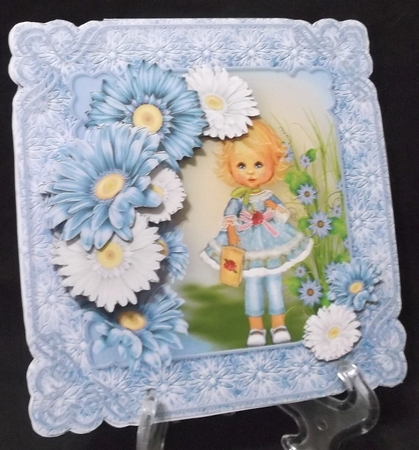 Daisy Blue - Shaped Card Mini Kit by Suzi Cooper