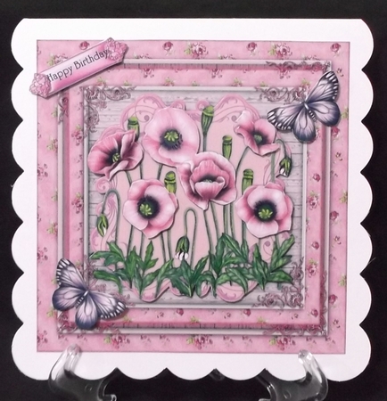 Perfect Pink Poppies Mini kit by Suzi Cooper