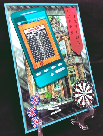 Darts Phone by Suzi Cooper