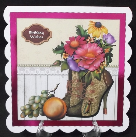 Floral boots by Suzi Cooper