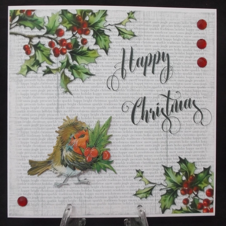 Happy Christmas and Holly  by Suzi Cooper