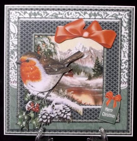 Christmas bird 5 by Suzi Cooper