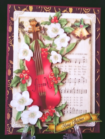 Christmas Melody Card Front Bumper Kit by Suzi Cooper
