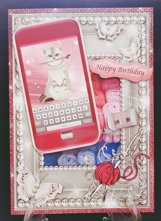 Knitting Phone by Suzi Cooper