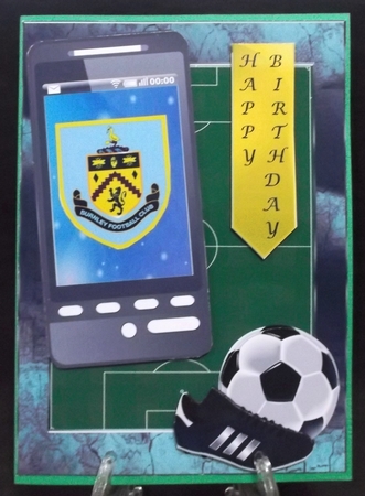 Football Phone for Burnley Fan by Suzi Cooper