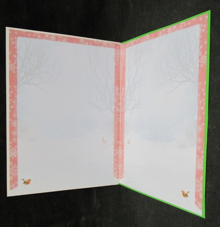 Snowy Walk in Red A5 Insert by Suzi Cooper