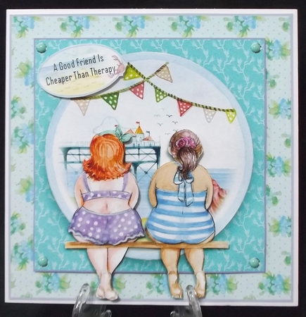 A Good Friend Card front Kit by Suzi Cooper