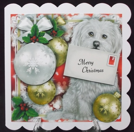 Christmas Post 3 - Quick Card - Blank by Suzi Cooper