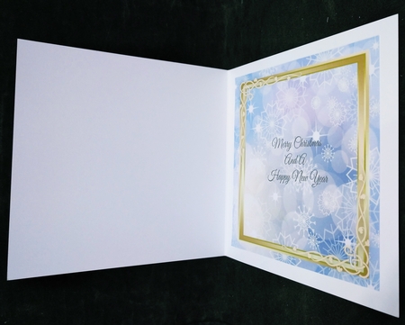 Beautiful Snowflake Insert Blank 8x8 by Suzi Cooper