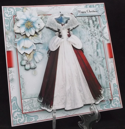 The Christmas Dress Card Front Kit by Suzi Cooper