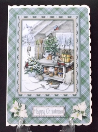 JJ THE CHRISTMAS POTTING SHED MINI KIT 1 A5 by Suzi Cooper