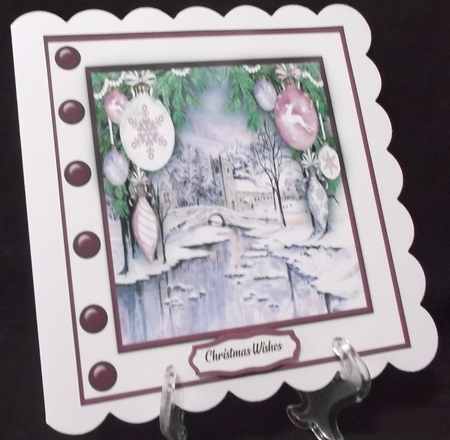 Beautiful Church and Christmas Baubles  by Suzi Cooper