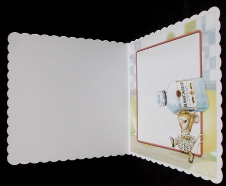 Mrs  Rum Mouse 8x8 Insert by Suzi Cooper