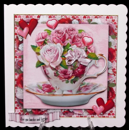 A Cup of Love Card Front Mini Kit.1 by Suzi Cooper